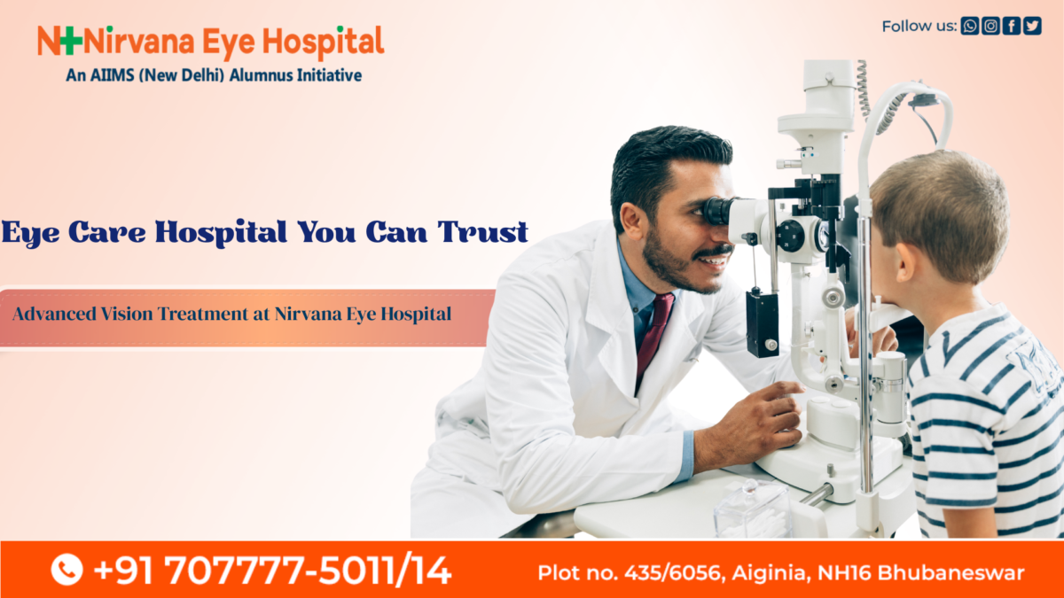 Exterior view of Nirvana Eye Hospital – Trusted Eye Care Hospital in Bhubaneswar offering expert treatment