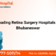 Patient receiving advanced retina surgery at a hospital in Bhubaneswar