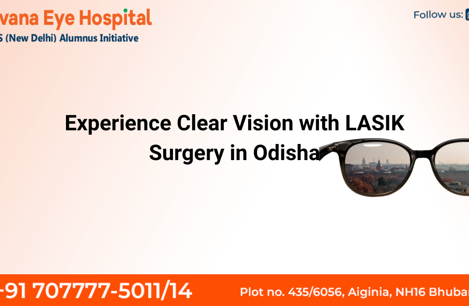 A patient undergoing bladeless LASIK eye surgery at a modern eye hospital in Odisha