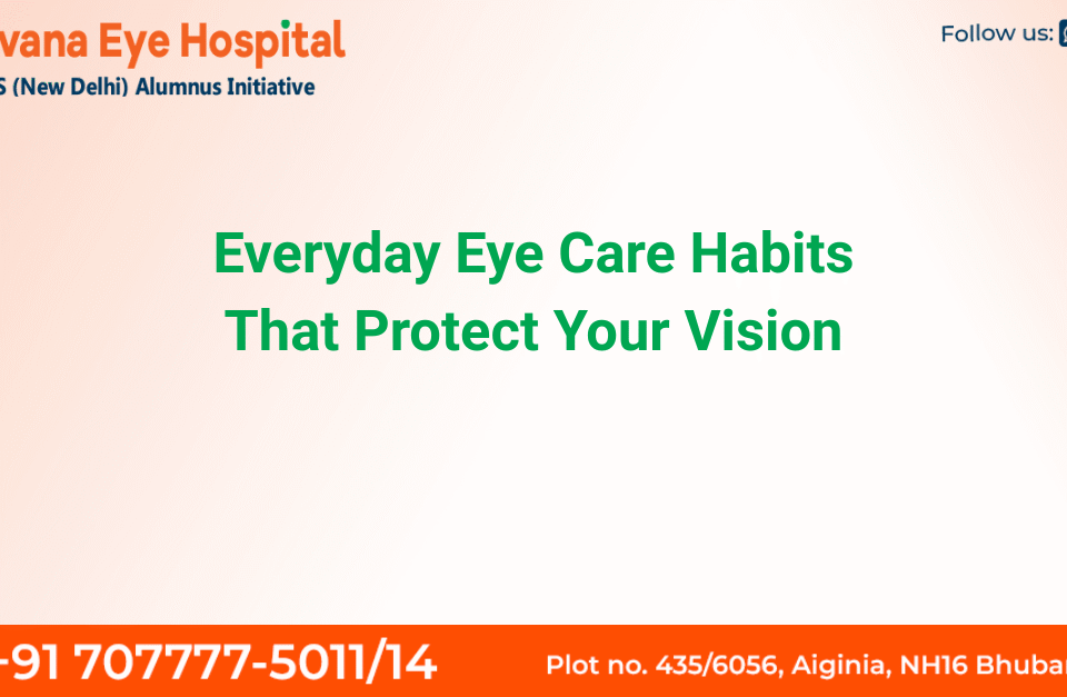 A woman gently washing her eyes and wearing protective sunglasses as part of everyday eye care habits recommended by Nirvana Eye Hospital