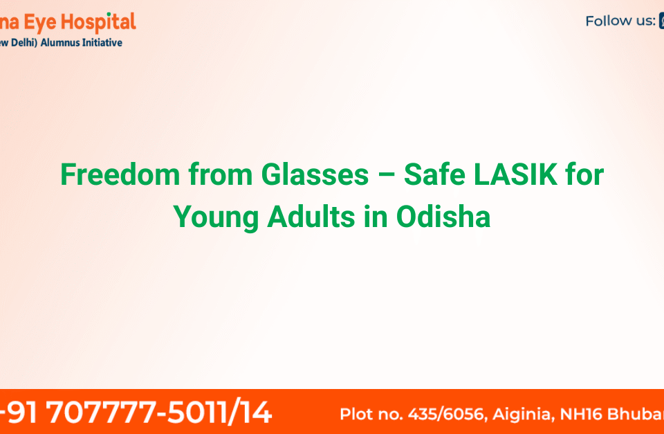 Young adult in Odisha undergoing LASIK eye surgery at a modern eye care center